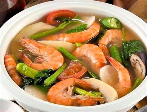  Sinigang na Hipon 脆皮鮮蝦浸泡酸辣湯！